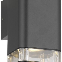 Avide Εξωτερικό Φωτιστικό Τοίχου Burgos 1xGU10 IP54