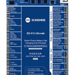 SUNSHINE tester μπαταριών SS-916 Ultra για Apple & Android smartphone, V3.0