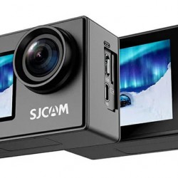 SJCAM action camera SJ4000 Dual Screen, 2x οθόνες, 16MP/4K, WiFi, αδιάβροχη θήκη, μαύρη