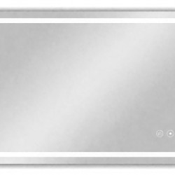 BRUNO καθρέφτης μπάνιου LED BRN-0285, ορθογώνιος, 24W, 60x80cm, IP67
