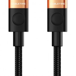 CABLETIME καλώδιο USB-C CT-CM60, 60W, 480Mbps, 1m, μαύρο