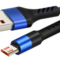 CABLETIME καλώδιο micro USB σε USB CT-C165-P05, 2.4A, 480Mbps, 1m, μπλε