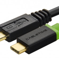 CABLETIME καλώδιο USB-C σε micro USB CT-U32-CMMCBG, 2A, 480Mbps, 1m, μαύρο