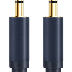 CABLETIME καλώδιο ήχου 3.5mm CT-AV301-H11G, gold plated, 5m, μπλε
