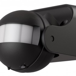 GOOBAY αισθητήρας κίνησης 79590, έως 12m, ρυθμιζόμενη κλίση, IP44, μαύρος