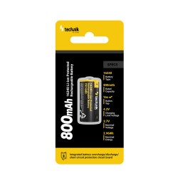 Technik Επαναφορτιζόμενη Μπαταρία 16340 RCR123 TR1680 800mAh 3,7V B1