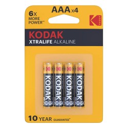 Kodak Extra Life LR03 AAA Μπαταρία (4τμχ)