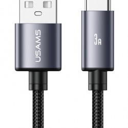 USAMS καλώδιο USB-C σε USB SJ767, 3A, 480Mbps, 1m, μαύρο