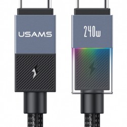 USAMS καλώδιο USB-C SJ775, 240W, 480Mbps, 1.2m, μαύρο