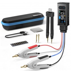 FNIRSI ψηφιακό LCR/ESR tester LCR-ST2 Plus, επαναφορτιζόμενο