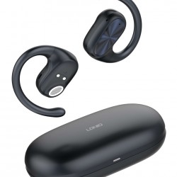 LDNIO earphones με θήκη φόρτισης T07, OWS Bone Conduction, 15mm, 60/500mAh, μαύρα