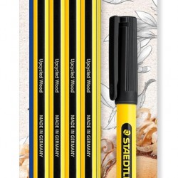 STAEDTLER σετ ξύλινα μολύβια με στυλό Noris 120-SBK8P2, εξάγωνα, ΗB, 9τμχ