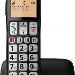 Panasonic KX-TGE310SPB Ασύρματο Τηλέφωνο Μαύρο