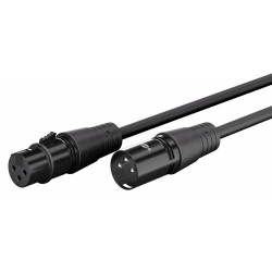 GOOBAY καλώδιο προέκτασης ήχου XLR 80039, 5m, μαύρο
