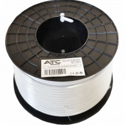 ATC Στροφείο RF ATC-720 RG6 100m Λευκό