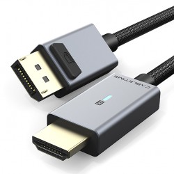 CABLETIME καλώδιο DisplayPort σε HDMI CT-AV585-P02G4K, 4K/30Hz, 1.8m, μαύρο