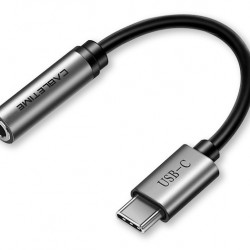 CABLETIME αντάπτορας USB-C σε 3.5mm CT-CMAUDIO, γκρι