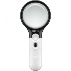 Goobay 41255 LED Μεγεθυντικός Φακός για Διάβασμα Λευκός