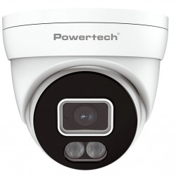 POWERTECH υβριδική κάμερα CCTV PT-1584 με μικρόφωνο & Full Color λειτουργία, 5MP, 2.8mm, IP67