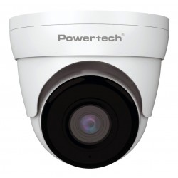 POWERTECH υβριδική κάμερα CCTV PT-1587 με μικρόφωνο & υπέρυθρα, 5MP, 2.8mm, IP66