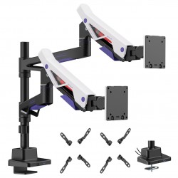 BRATECK gaming βάση γραφείου για 2x οθόνες LDT95-C024UCP, 24-57