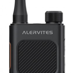 ALERVITES ασύρματος πομποδέκτης AT2, 2W, UHF 400-480MHz, Bluetooth, γκρι