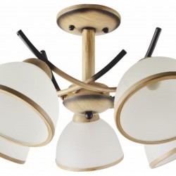 Avide Κρεμαστό Φωτιστικό Οροφής Brassik 5xE27