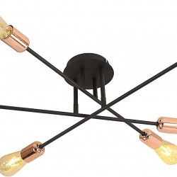 Avide Φωτιστικό Οροφής Σποτ Avante 6xE27