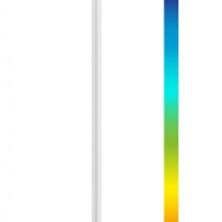 GOOBAY επιτραπέζιο φωτιστικό 76572, RGBW, dimmable, επαναφορτιζόμενο, έως 122.3cm ύψος, λευκό