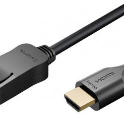 GOOBAY καλώδιο DisplayPort σε HDMI 80525, 8K/60Hz, 48 Gbps, 2m, μαύρο