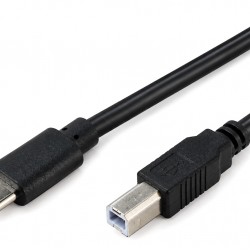 POWERTECH καλώδιο USB-C σε USB Type Β CAB-U165, 480Mbps, 1m, μαύρο