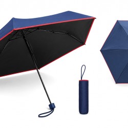 BRUNO mini ομπρέλα βροχής BRN-0321, σπαστή, Φ88cm, UV προστασία, με θήκη, μπλε