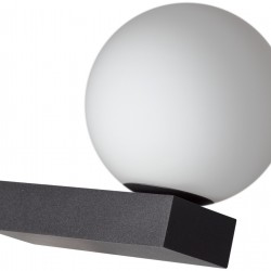 Avide Φωτιστικό Τοίχου Olly Μαύρο 1