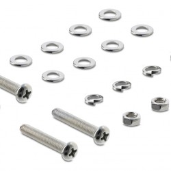 DELOCK σετ βιδών για ανεμιστήρες 42548, M5 x 30mm, 20τμχ