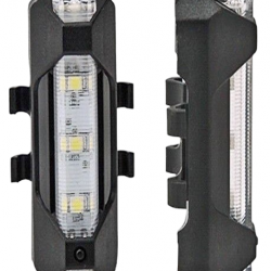 Entac Φώς Ποδηλάτου Πλαστικός 2W Άσπρο