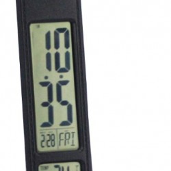 Avide LED Φωτιστικό Γραφείου Δερμάτινο Hugo Μαύρο 6W με Ημερολόγιο