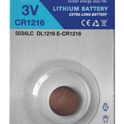 Pkcell Κουμπί Λιθίου CR1216-1B (1τμχ)