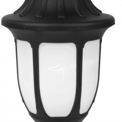 Avide Εξωτερικό Φωτιστικό Τοίχου Mateo XS 1xE27 IP44 Μαύρο
