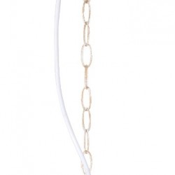 Avide Εξωτερικό Φωτιστικό Οροφής Imperial 1xE27 IP44 Αντίκ Άσπρο