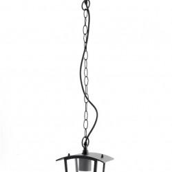 Avide Εξωτερικό Φωτιστικό Οροφής Coronado 1xE27 IP44 Μαύρο