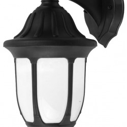 Avide Εξωτερικό Φωτιστικό Τοίχου Mateo-D 1xE27 IP44 Μαύρο