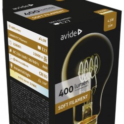 Avide LED Soft Filament  4.5W E27 120°  2700K