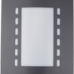 Avide Εξωτερικό Φωτιστικό Τοίχου Monterey 1xE27 IP44 Ανθρακί