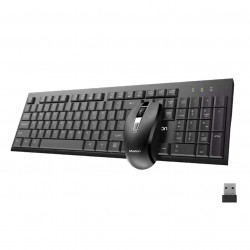 Meetion MT-C4120 Little Ασύρματο Σετ Ελληνικό Πληκτρολόγιο & Ποντίκι 2.4G 