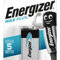 Energizer Max Plus Alkaline Μπαταρία 9V (1 τμχ)