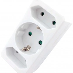 Entac Αντάπτορας Σούκο Σε 2 Διπολικά +1 Σούκο EPAG-1EE2E