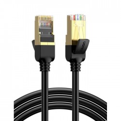 Καλώδιο Δικτύου F/FTP CAT7 UGREEN NW107 11270 3m Pure Copper Μαύρο