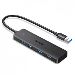 USB 3.0 Hub 4 Θέσεων UGREEN 25851 Γκρι