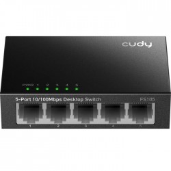 Switch 5 Θέσεων Cudy FS105 10/100 Mbps Μεταλλικό