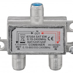 GOOBAY SAT-TV combiner 67054, 0.15 MHz - 2400MHz, 100dB